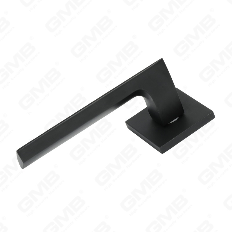 Nueva decoración moderna de la casa manija de puerta de aluminio en roseta redonda