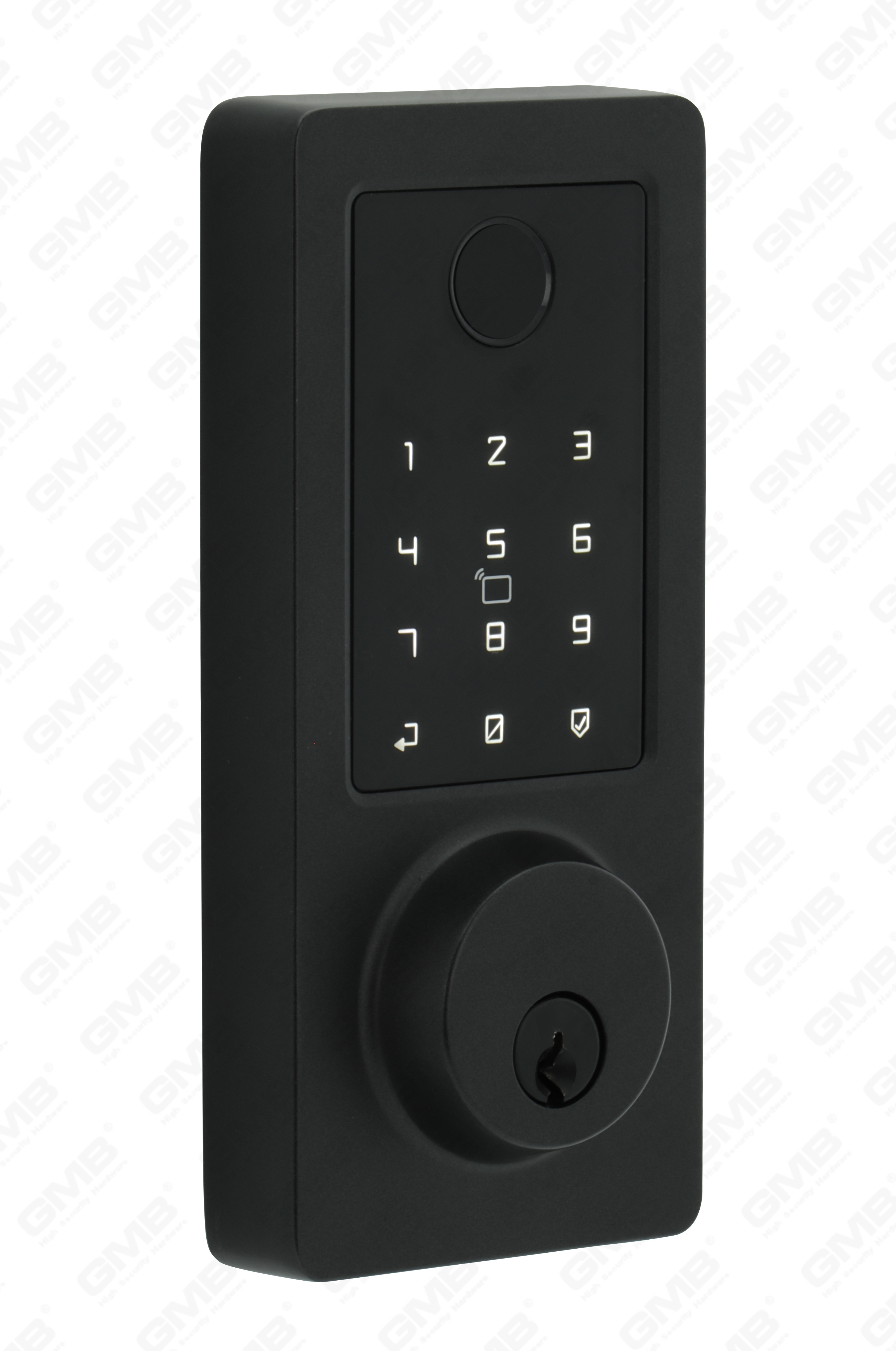 Entrada de llave impermeable estándar estadounidense Tuya/TT Wireless Digital Password Hinglet MF Tarjeta Smart Door Lock (A015)