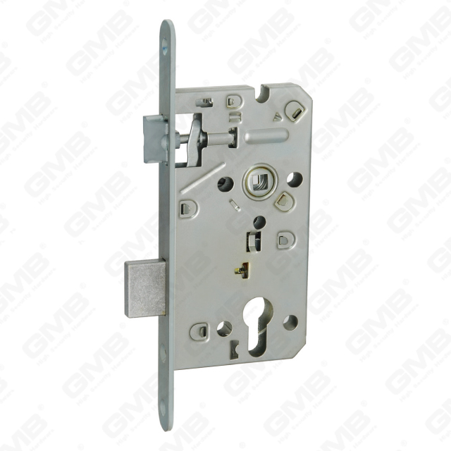Cerradura de puerta de embutir de alta seguridad Cerradura de Zamak de acero Pestillo de Zamak SKG Cuerpo de cerradura de 1 estrella (Z7504B-C)