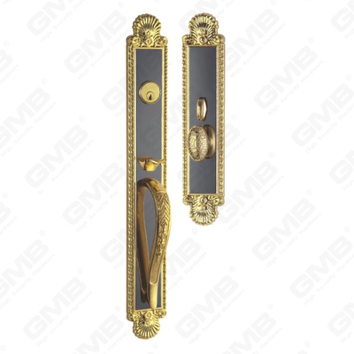 Manija de puerta exterior de aleación de zinc de alta seguridad Grosor de puerta estándar 38-55 mm (ZT9815-HG)