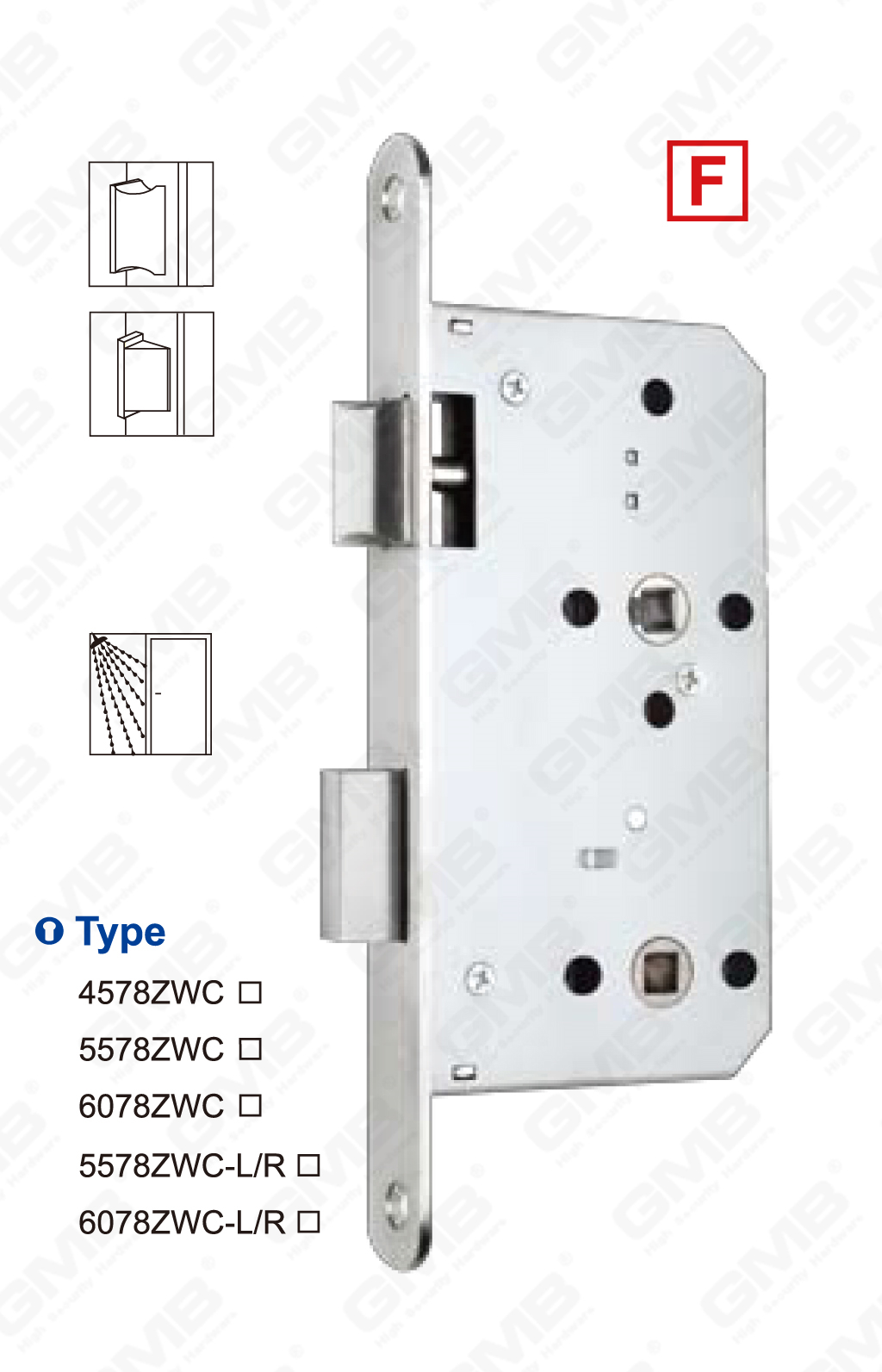 04 Lock_4578ZWC-34 de acero inoxidable