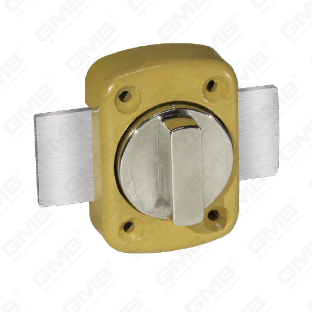 Seguridad Nigh Latch Lock Perilla giratoria de acero Deadbolt Rim Lock Cerradura de cilindro de borde (Serie X)