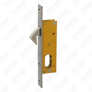 Cerradura de puerta de aluminio de alta seguridad Cerradura de orificio de cilindro de cerradura estrecha Cerradura de gancho de cuerpo para puerta corredera (5586)