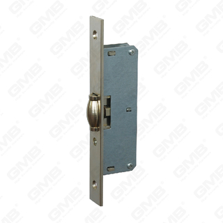 Cerradura de puerta de aluminio de alta seguridad Cerradura de rodillo de cierre estrecho Cuerpo de cerradura (6000R)