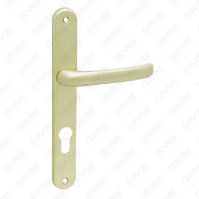 Tirador de puerta de aluminio oxigenado en la placa de la placa de la manija de la puerta (8806DS)