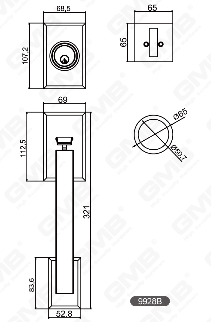 01 Serie de bloqueo de mango de agarre-36
