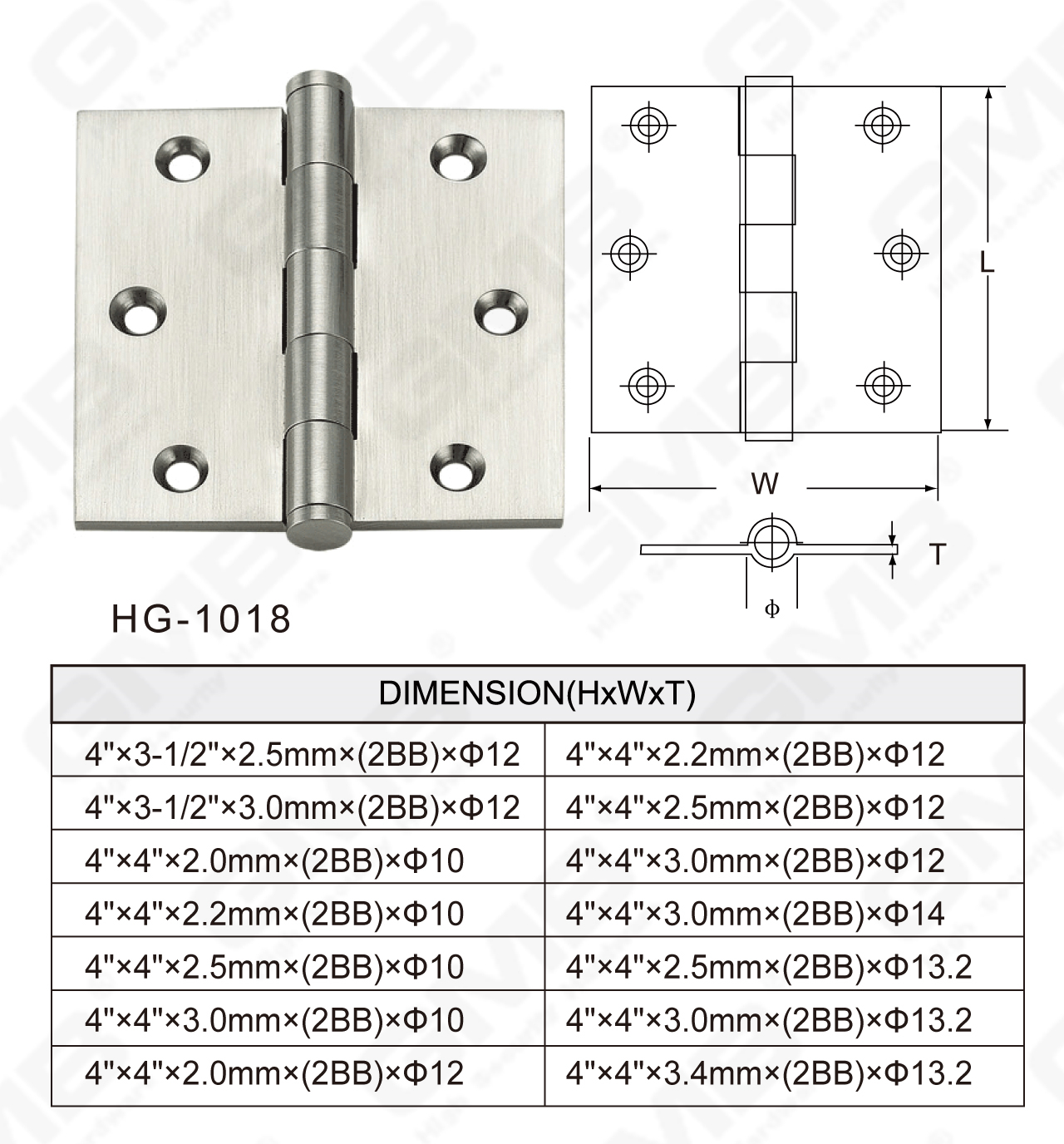 Brass Hinge Series_HG-1018-41