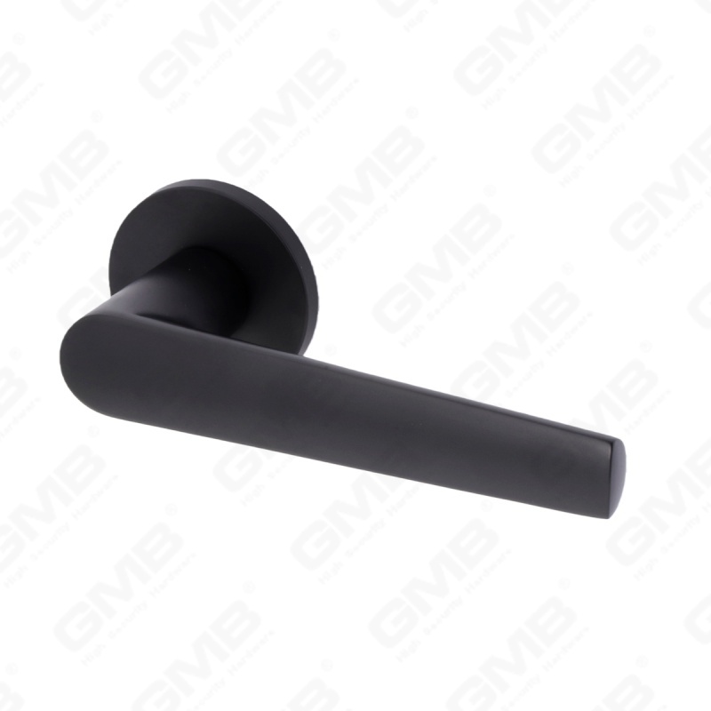 Nueva decoración moderna de la casa manija de puerta de aluminio en roseta redonda