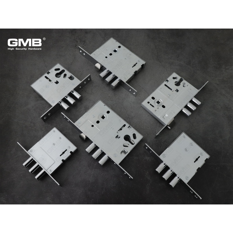 Cerradura de puerta de alta seguridad, cuerpo de cerradura resistente, puerta exterior, cerradura de puerta de embutir (811)