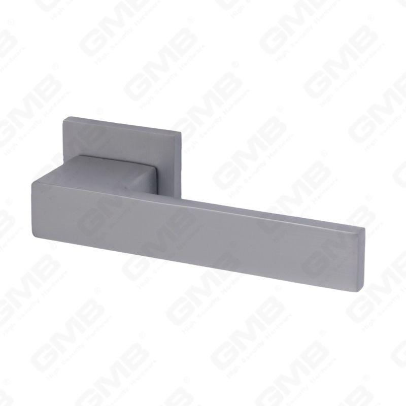 Nueva decoración moderna de la casa manija de puerta de aluminio en roseta redonda