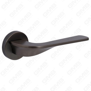 Manija de cerradura de puerta dividida de aleación de zinc sólido simple y moderna en roseta redonda （Z062402）