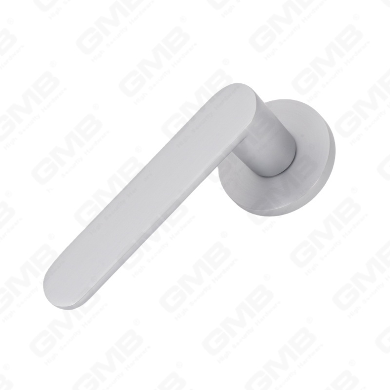 Nueva decoración moderna de la casa manija de puerta de aluminio en roseta redonda