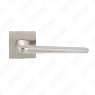 Nueva decoración moderna de la casa manija de puerta de aluminio en roseta redonda