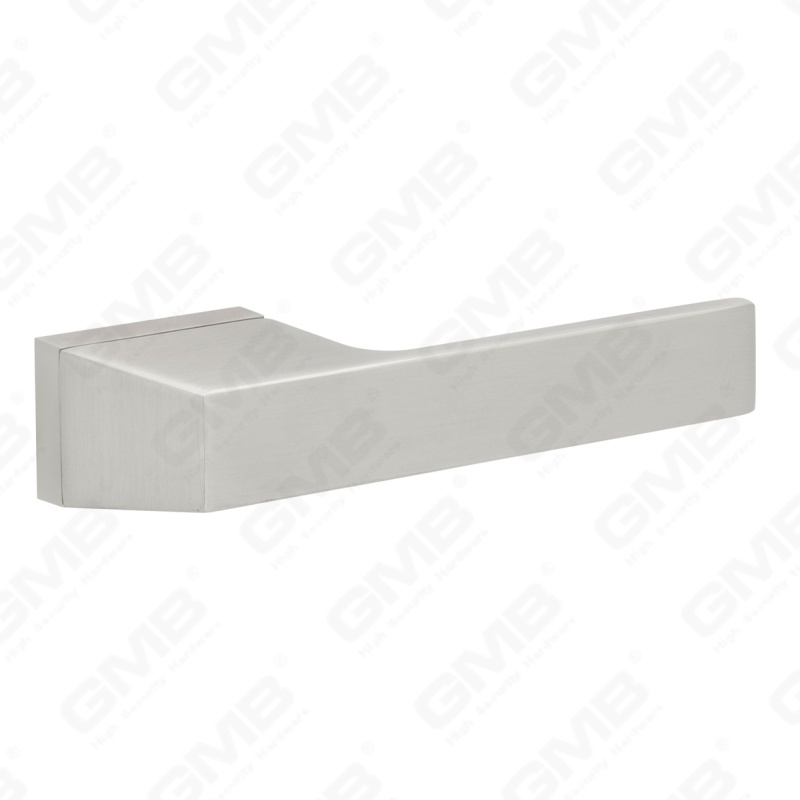 Nueva decoración moderna de la casa manija de puerta de aluminio en roseta redonda