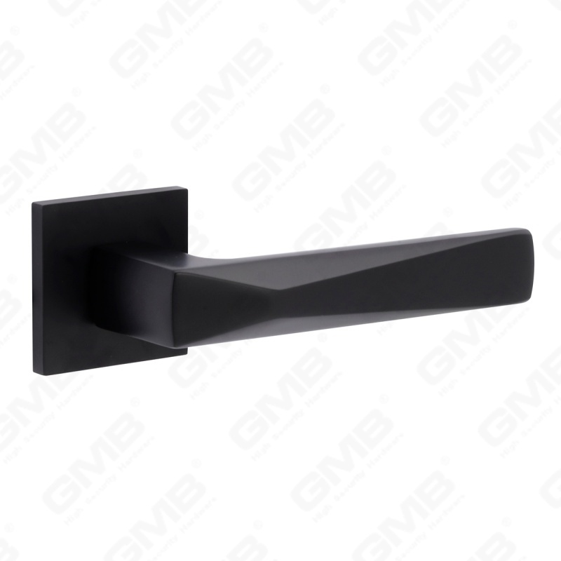 Nueva decoración moderna de la casa manija de puerta de aluminio en roseta redonda