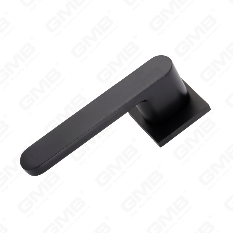 Nueva decoración moderna de la casa manija de puerta de aluminio en roseta redonda