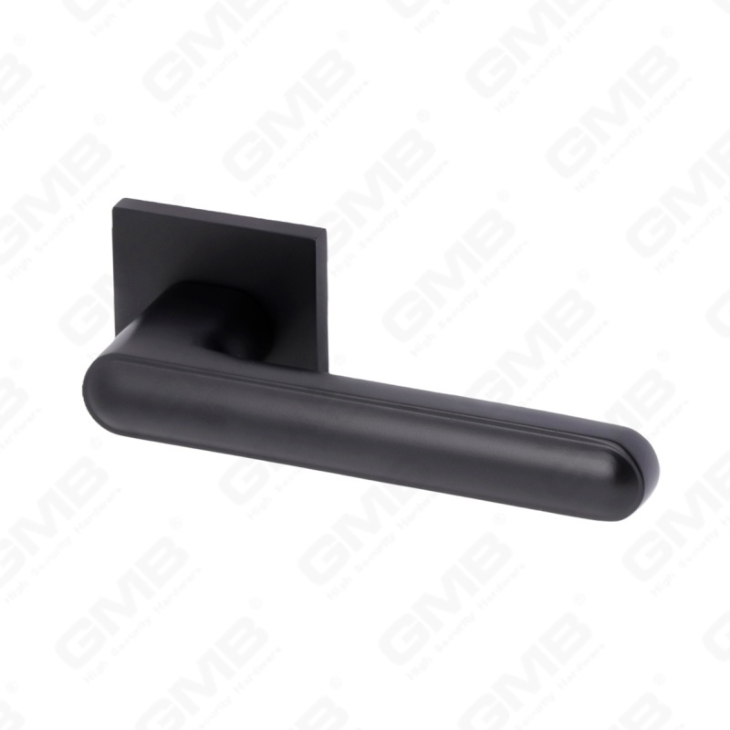 Nueva decoración moderna de la casa manija de puerta de aluminio en roseta redonda