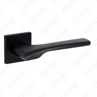 Nueva decoración moderna de la casa manija de puerta de aluminio en roseta redonda