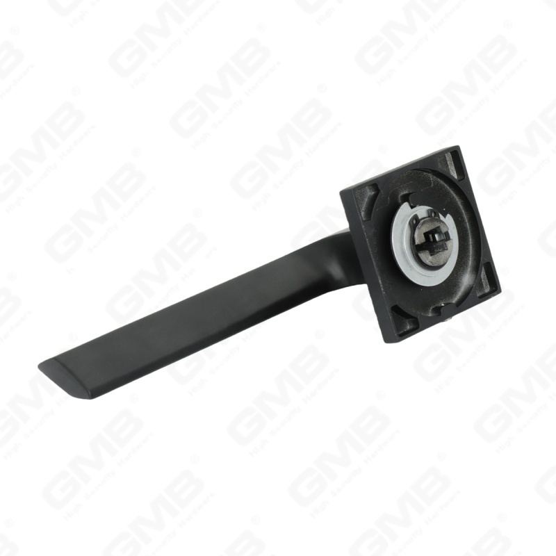 Nueva decoración moderna de la casa manija de puerta de aluminio en roseta redonda