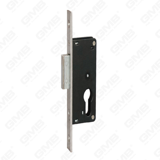 Cerradura de puerta de aluminio de alta seguridad Cuerpo de cerradura de orificio de cilindro de cerradura estrecha (Z035B-2-K1)