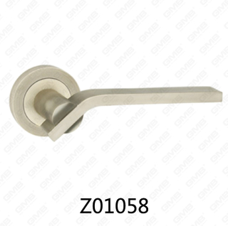 Asa de puerta de roseta de aluminio de aleación de zinc Zamak con roseta redonda (Z01058)