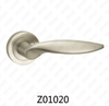 Rosetón de aluminio de aleación de zinc Zamak Manija de puerta con roseta redonda (Z01020)
