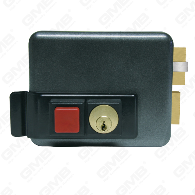 Seguridad Nigh Latch Lock Deadbolt Control electrónico Rim Lock Rim Cilindro de bloqueo (D013 L/R)