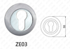 Roseta redonda de manija de puerta de aluminio de aleación de zinc Zamak (ZE03)