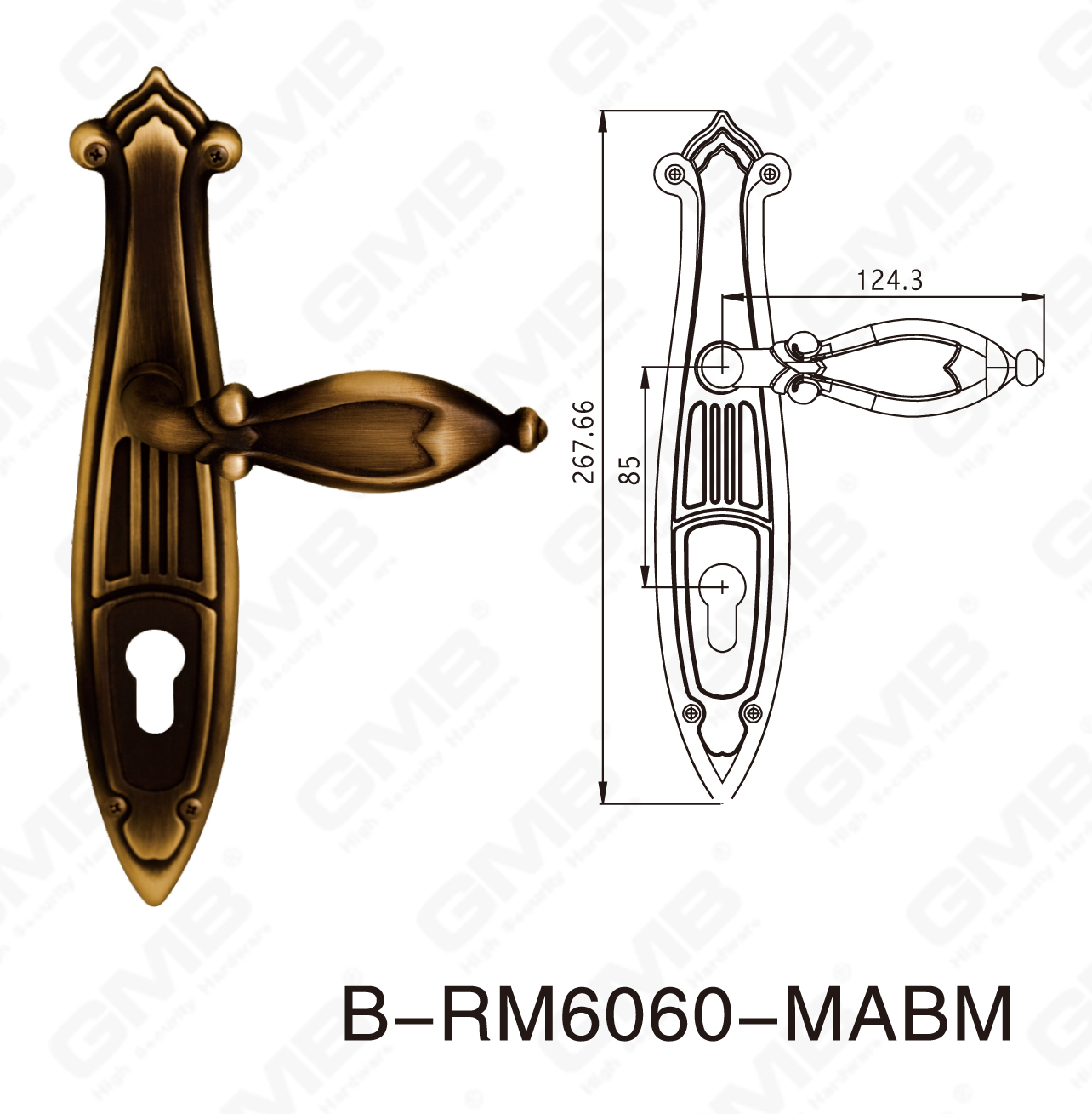 06 Brass Handle_B-RM6060-MABM-36