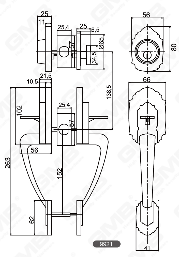 01 Mango de agarre Serie de bloqueo-24