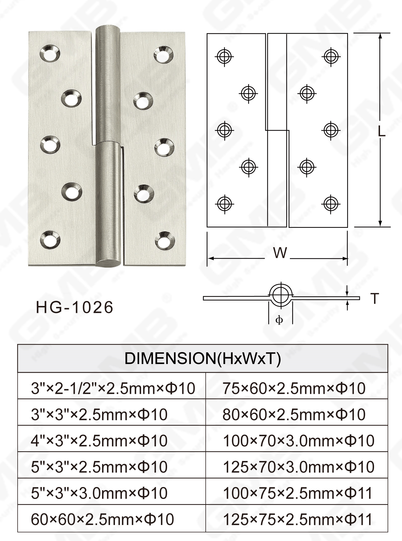 Serie de bisagras de lat&oacute;n_HG-1026-57