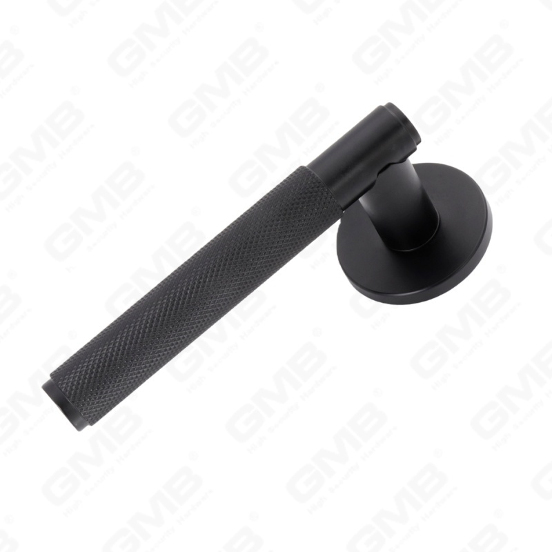 Nueva decoración moderna de la casa manija de puerta de aluminio en roseta redonda