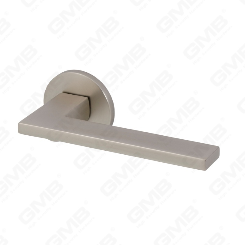 Nueva decoración moderna de la casa manija de puerta de aluminio en roseta redonda