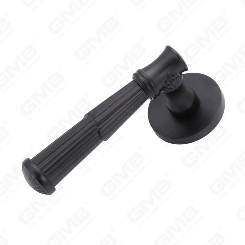 Nueva decoración moderna de la casa manija de puerta de aluminio en roseta redonda