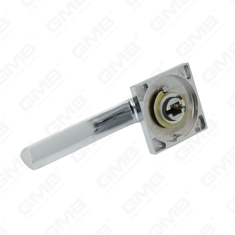 Nueva decoración moderna de la casa manija de puerta de aluminio en roseta redonda