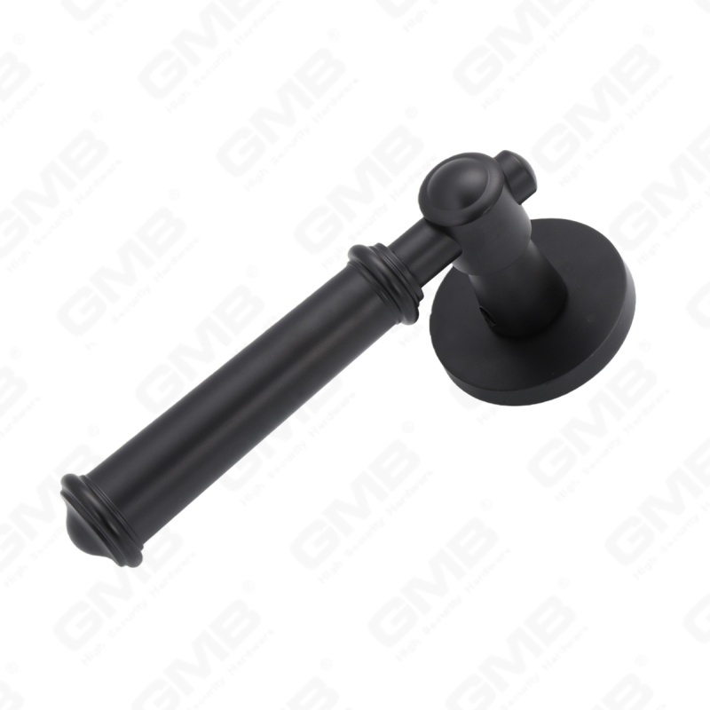 Nueva decoración moderna de la casa manija de puerta de aluminio en roseta redonda