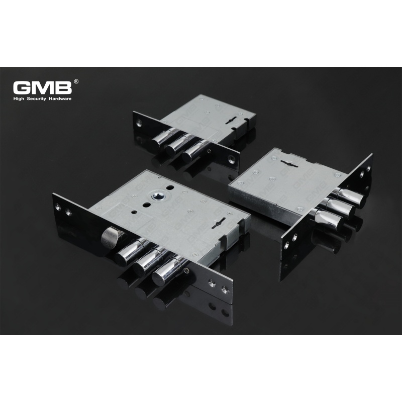 Cerradura de puerta de alta seguridad Cerradura de servicio pesado Cuerpo de puerta exterior Cerradura de puerta de embutir (818)