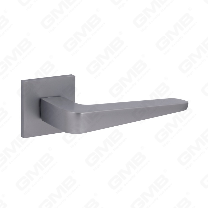 Nueva decoración moderna de la casa manija de puerta de aluminio en roseta redonda