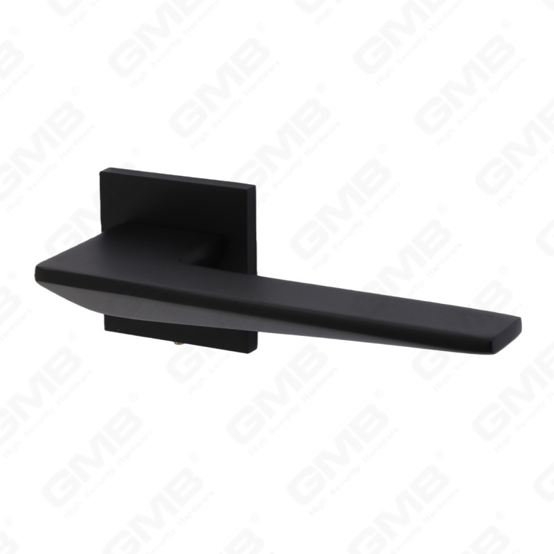 Nueva decoración moderna de la casa manija de puerta de aluminio en roseta redonda