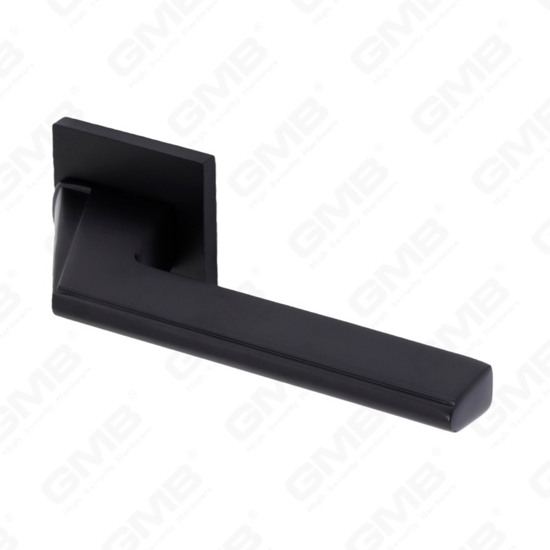 Nueva decoración moderna de la casa manija de puerta de aluminio en roseta redonda