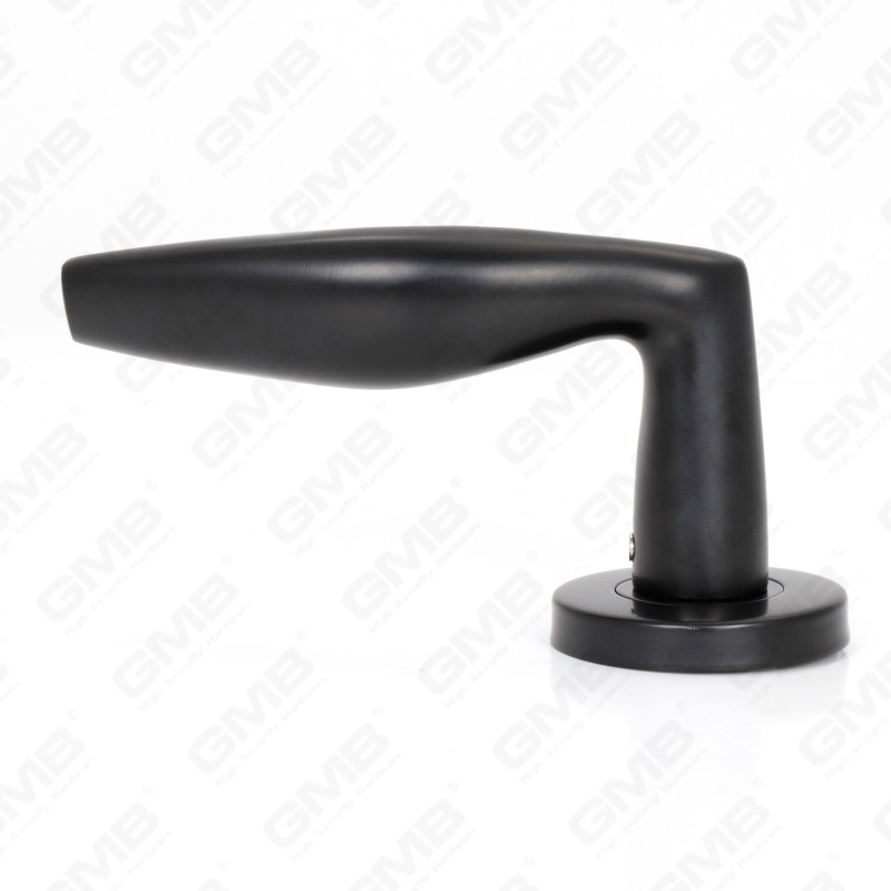 Manija de palanca de puerta interior de rosa redonda de entrada de acero inoxidable SUS304 de grado 4 BS En1906 de alta calidad (LHT034)