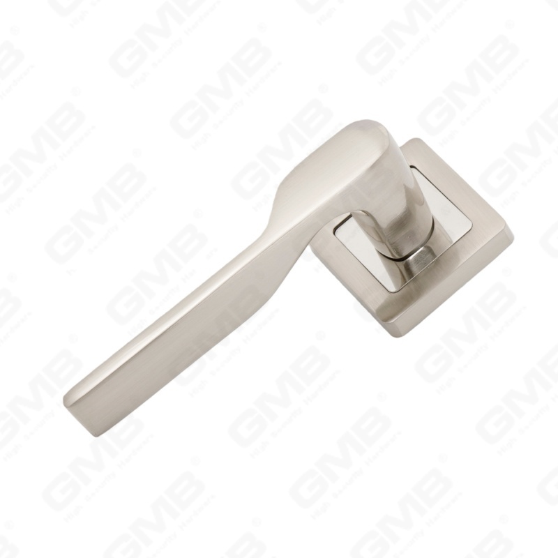 Nueva decoración moderna de la casa manija de puerta de aluminio en roseta redonda