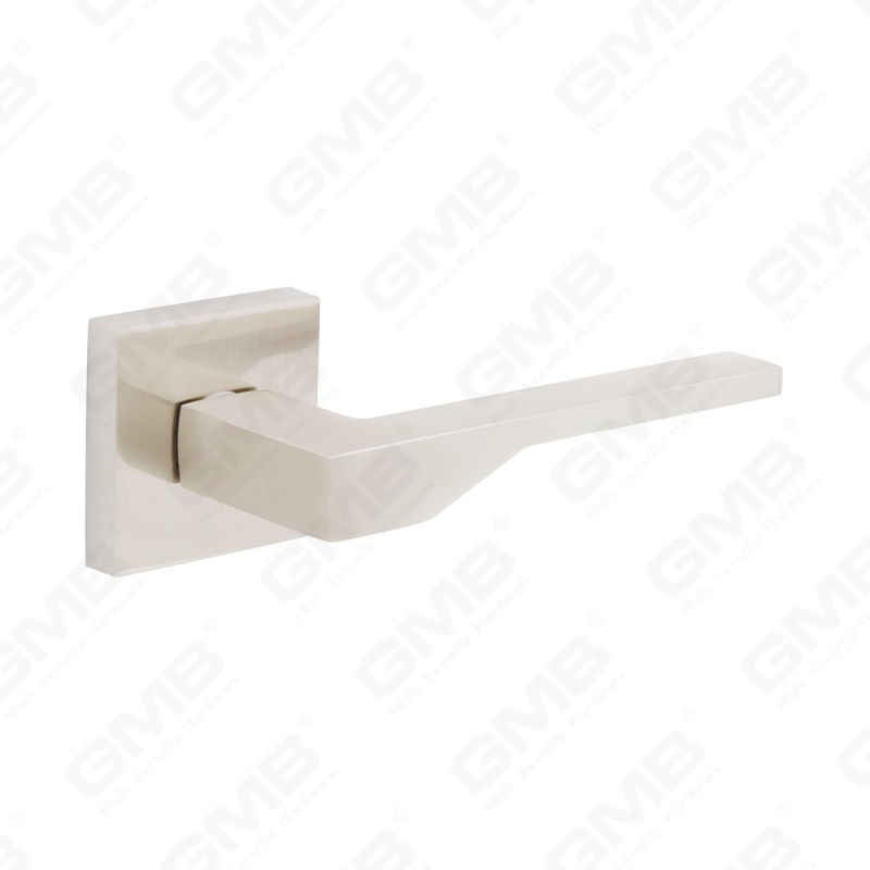 Nueva decoración moderna de la casa manija de puerta de aluminio en roseta redonda