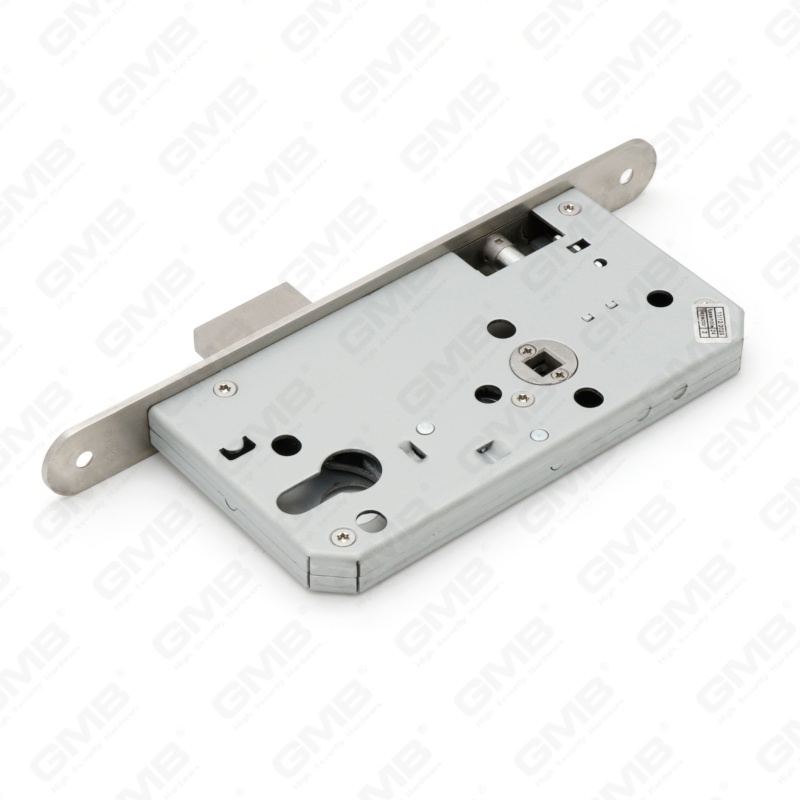 Cerradura de puerta de embutir de alta calidad con escape de acero inoxidable SUS y marco resistente al fuego Euro de seguridad estándar CE UL (72ZE) (6072A-L/R)