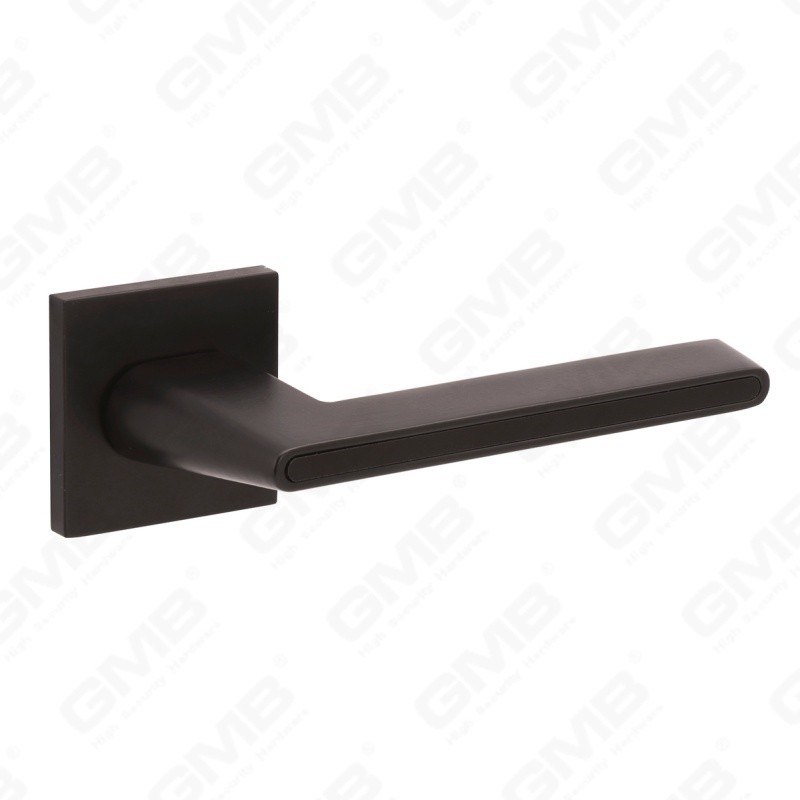 Nueva decoración moderna de la casa manija de puerta de aluminio en roseta redonda