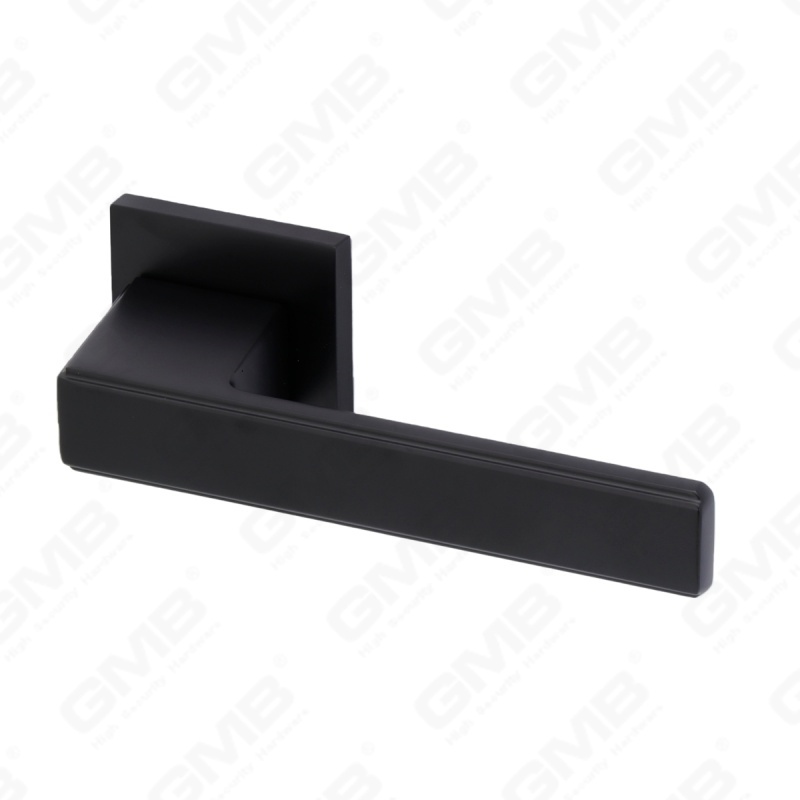 Nueva decoración moderna de la casa manija de puerta de aluminio en roseta redonda