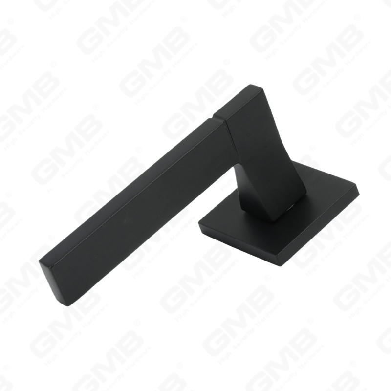 Nueva decoración moderna de la casa manija de puerta de aluminio en roseta redonda