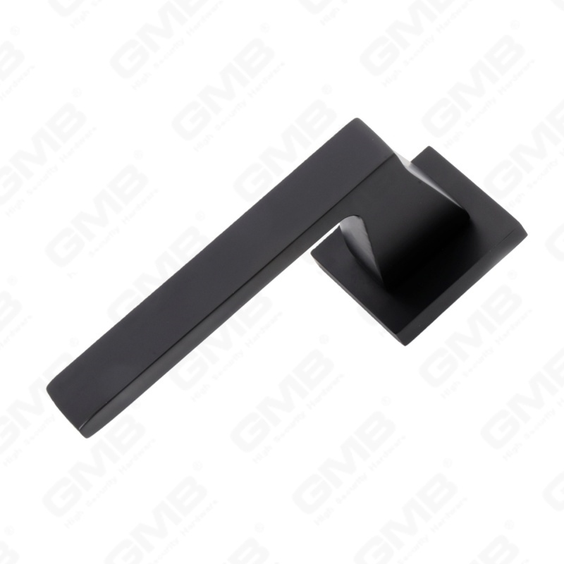 Nueva decoración moderna de la casa manija de puerta de aluminio en roseta redonda