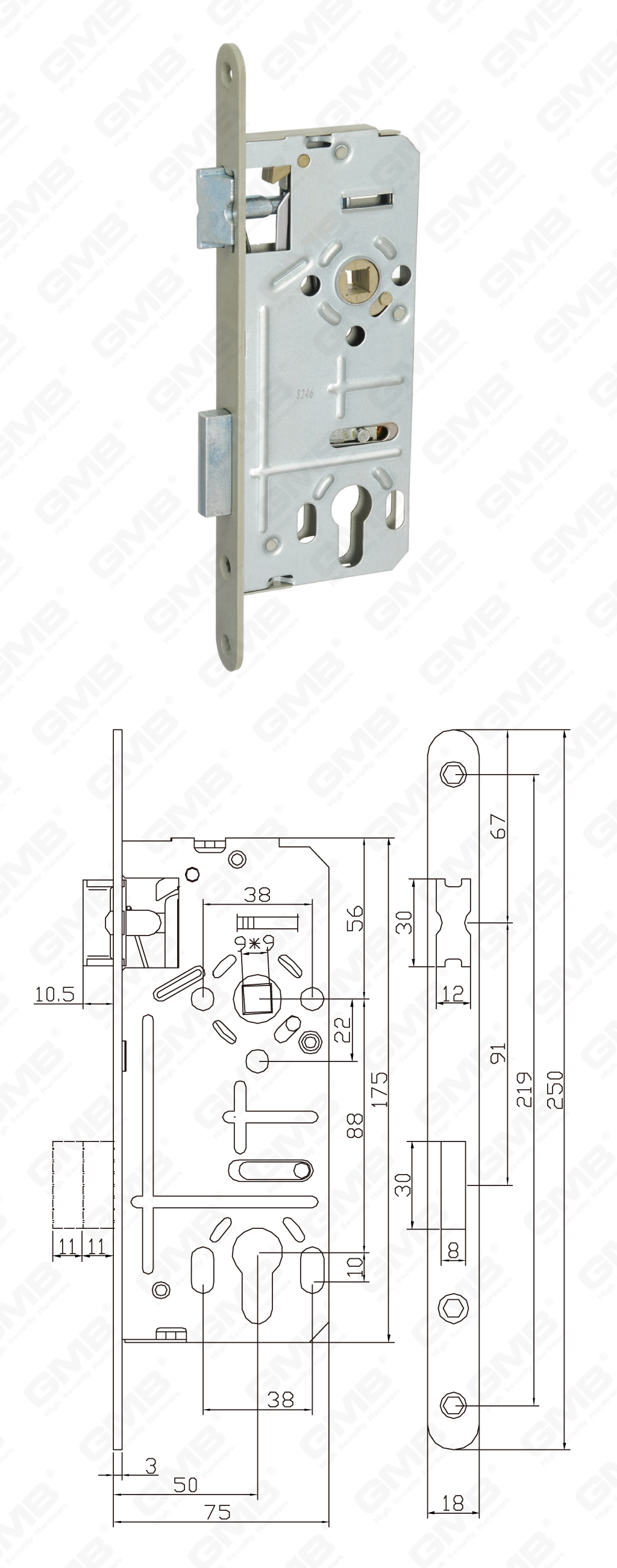 02 Cerradura de embutir第三部分_10#-66