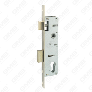 Cerradura de puerta de aluminio de alta seguridad Cuerpo de cerradura de orificio de cilindro de cerradura estrecha (163-20 25 30 35)